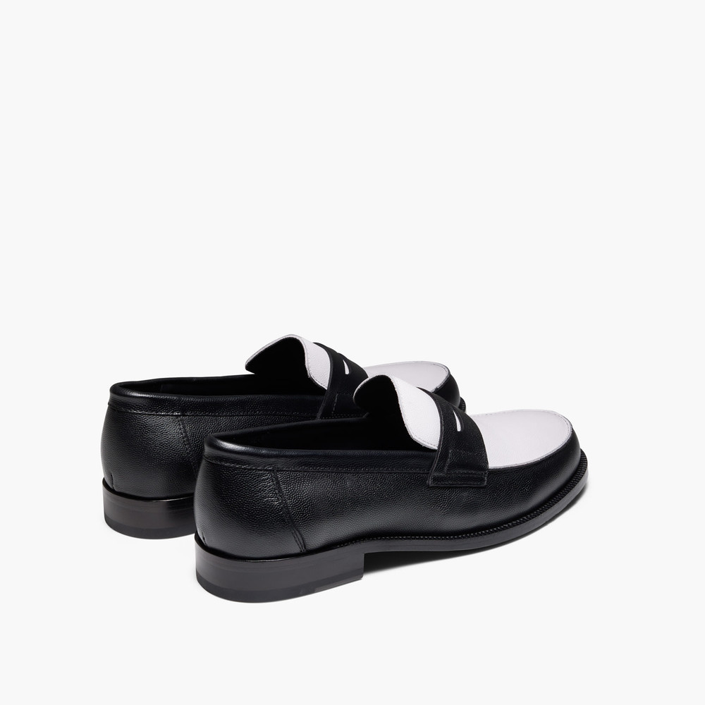 Dartmouth Black/White Loafers