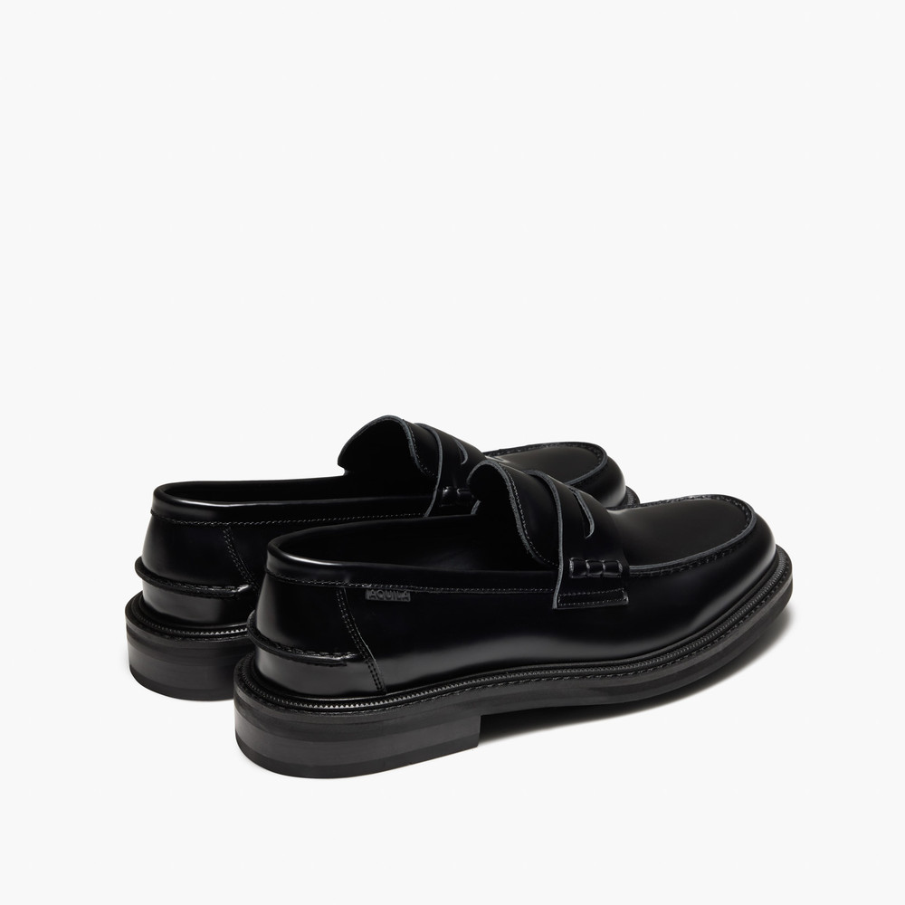 Mensa Black Penny Loafers