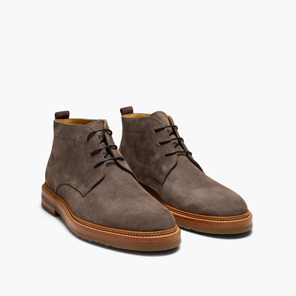 Dakar Charcoal Suede Chukka Boots