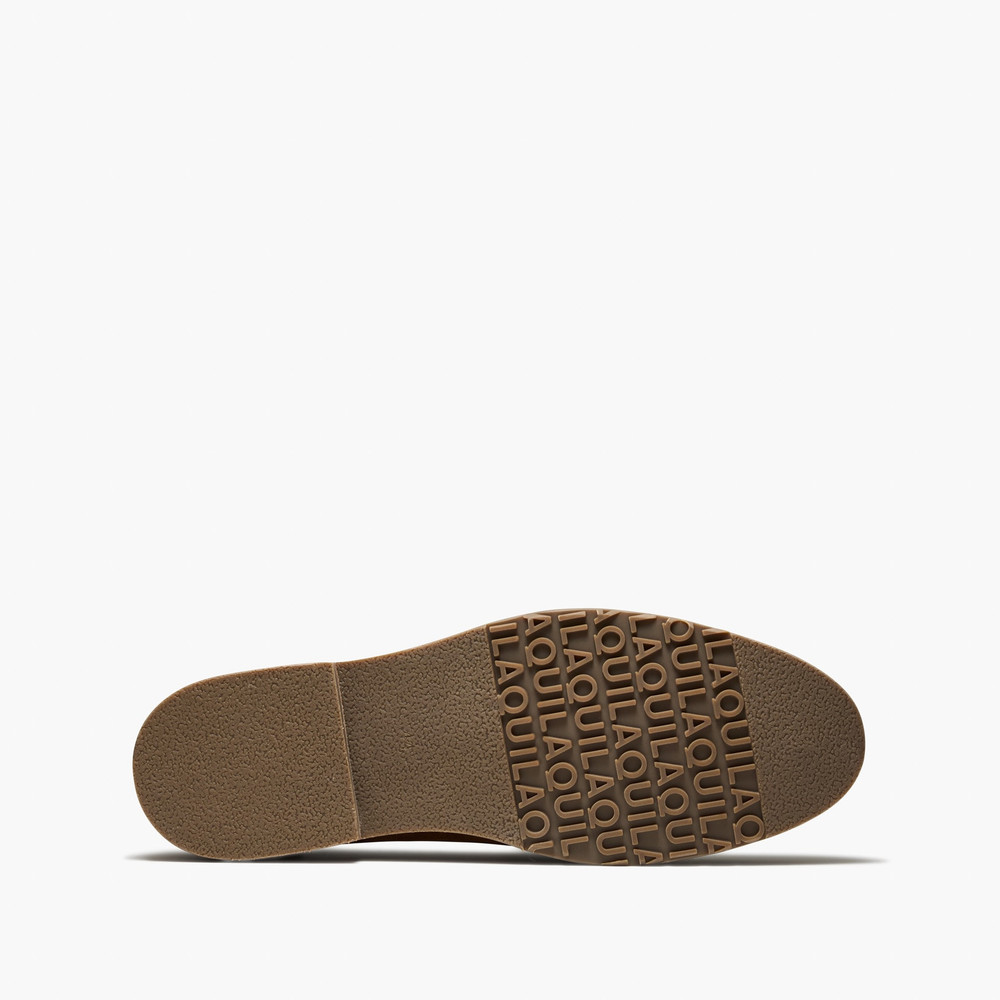 Emilio Brown Suede Penny Loafers