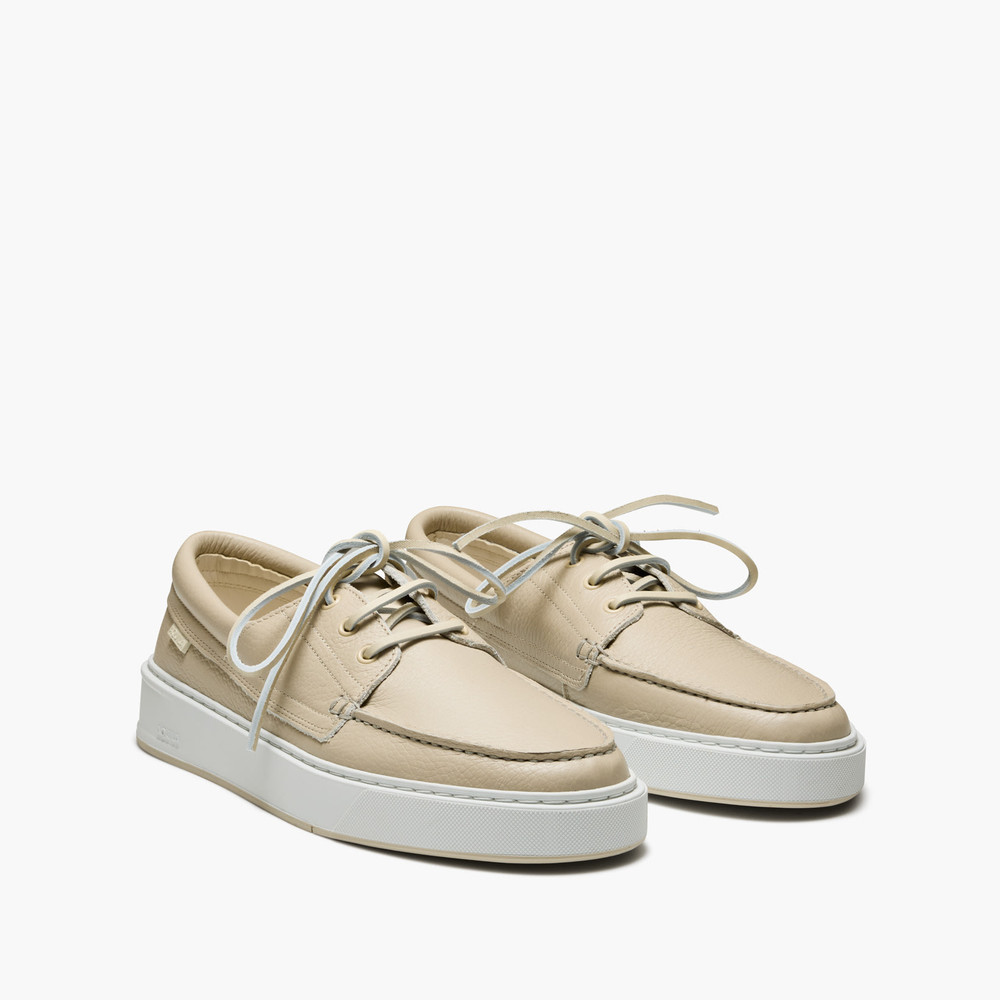 Odin Ecru Deck Shoes