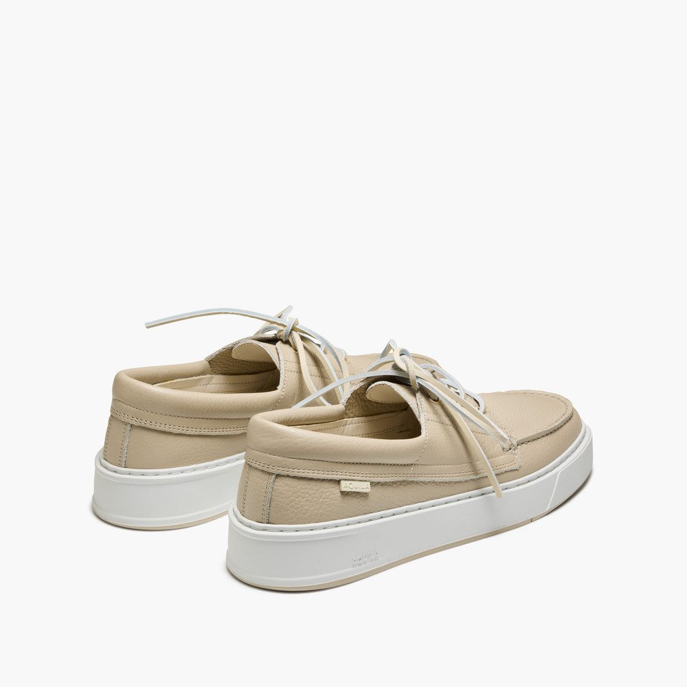 Odin Ecru Deck Shoes