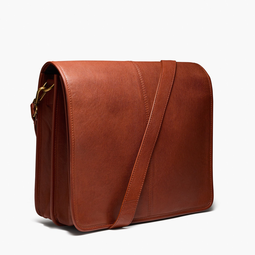 Valle Cognac Messenger Bag