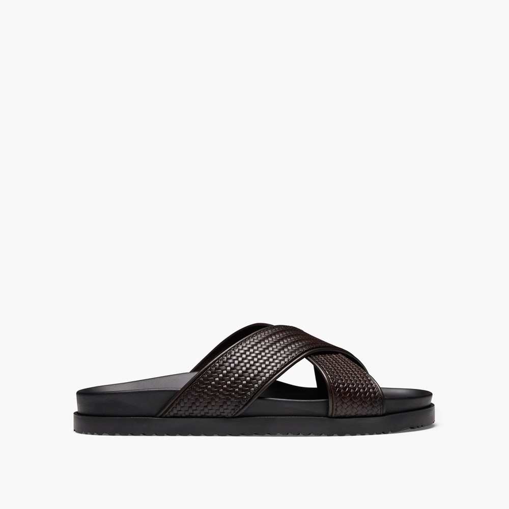 Santiago Brown Sandals