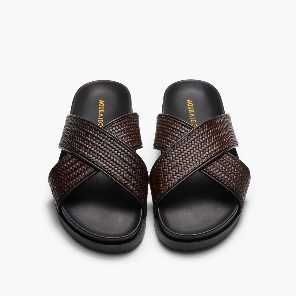 Santiago Brown Sandals