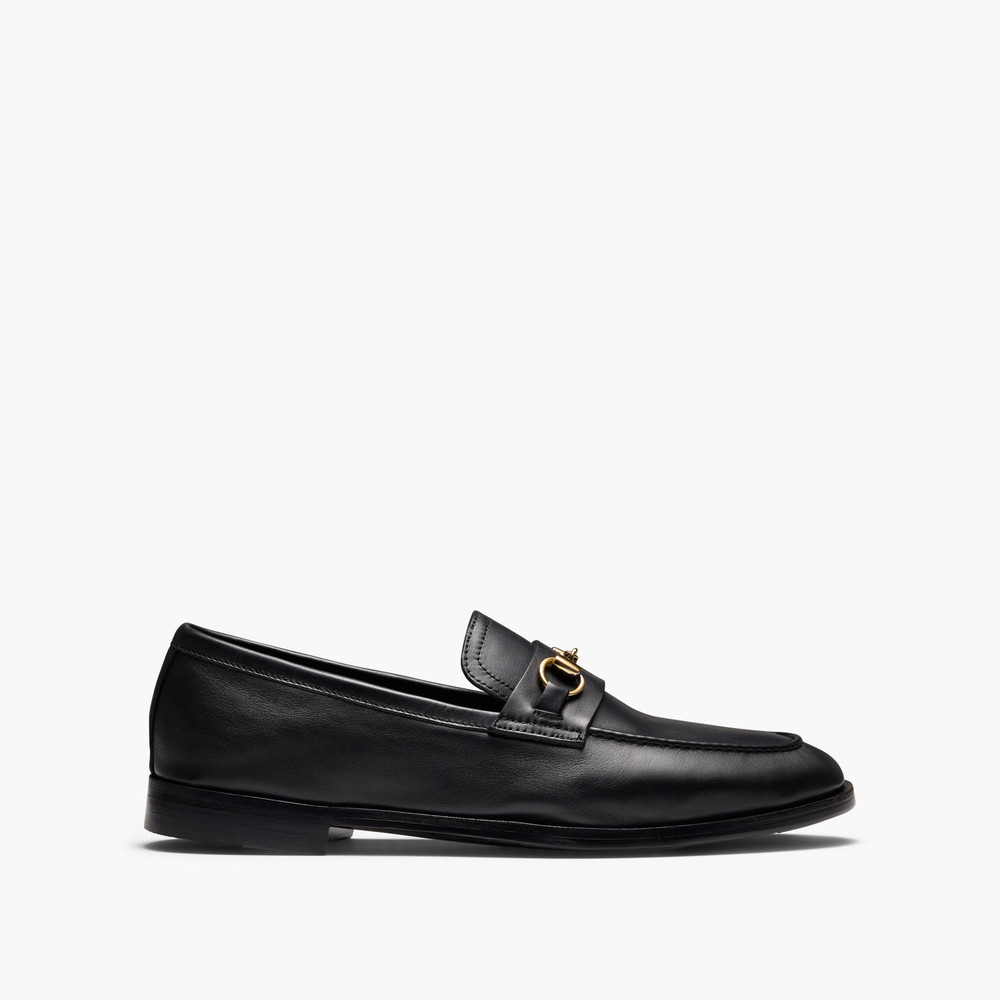 Luis Black Penny Loafers
