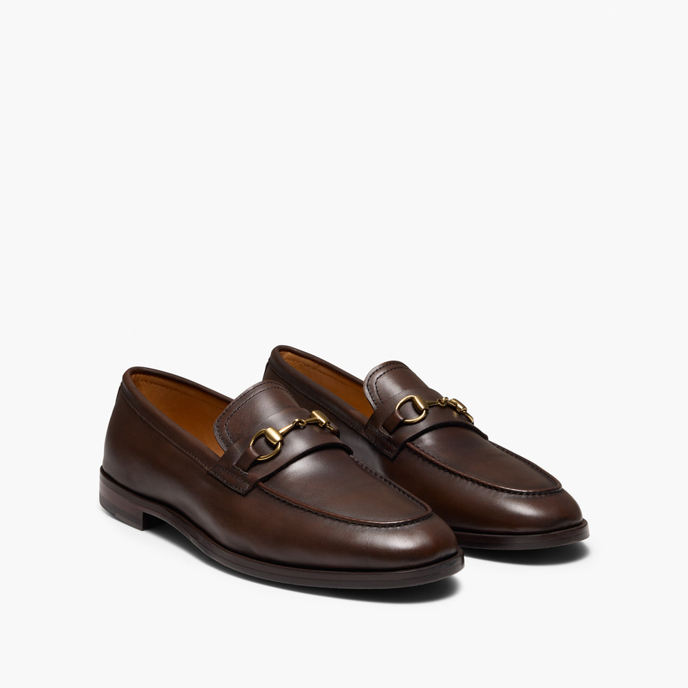 Luis Brown Penny Loafers