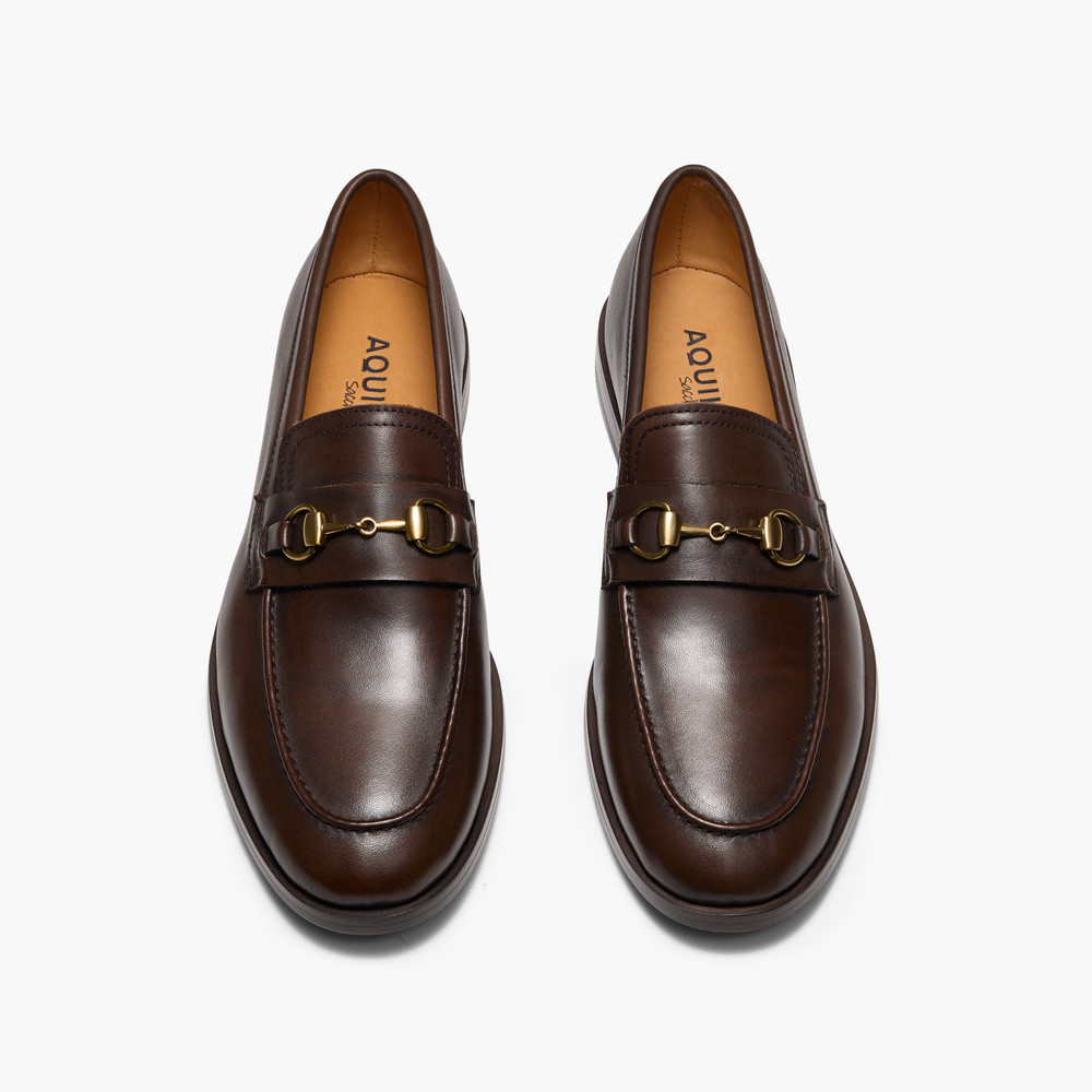 Luis Brown Penny Loafers