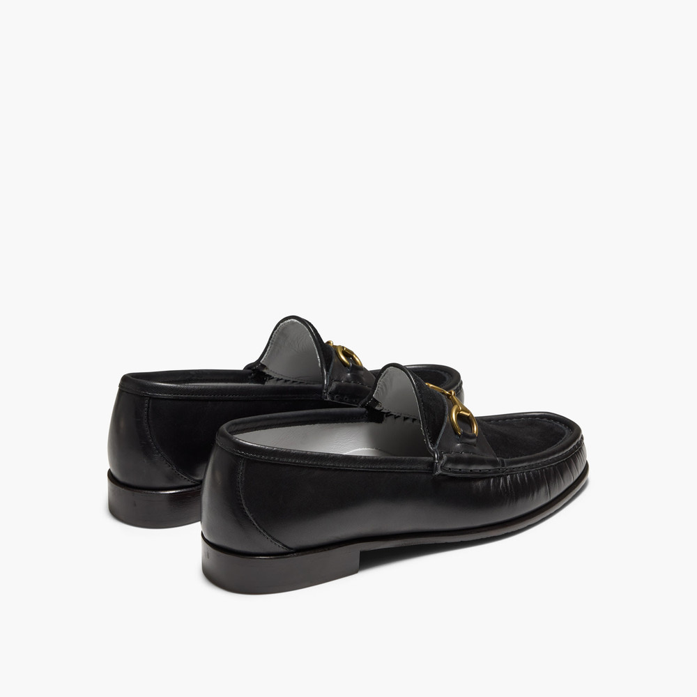 Argyle Black Loafers