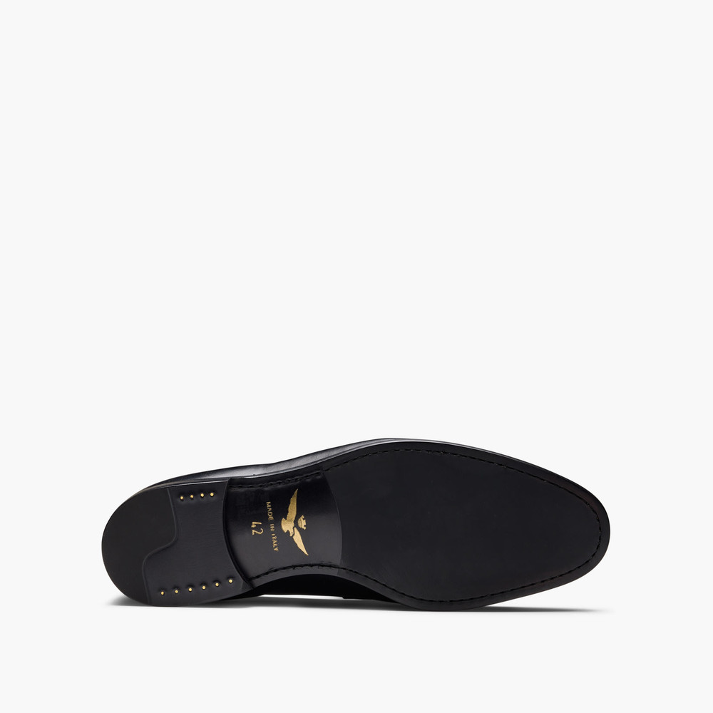 Keane Black Penny Loafers