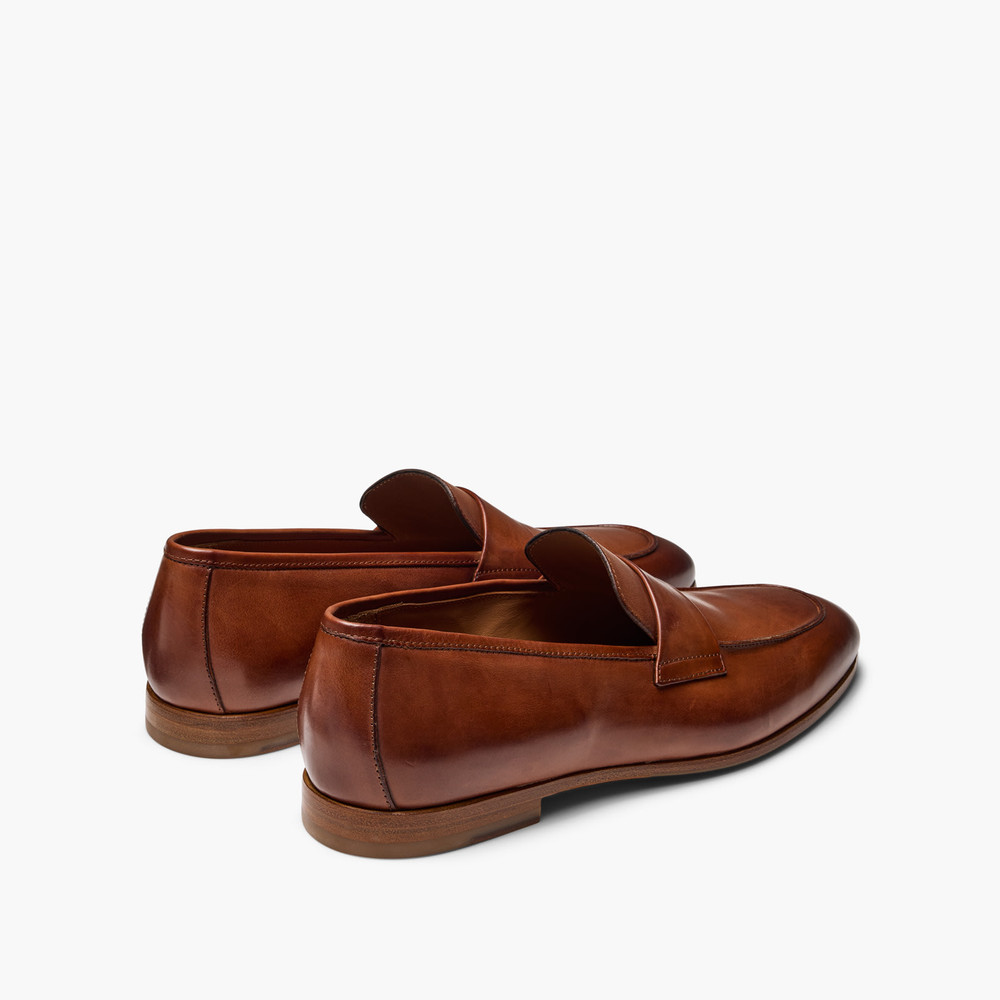 Keane Cognac Penny Loafers