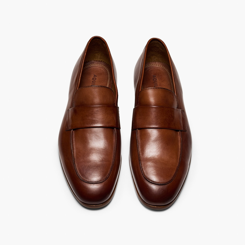 Keane Cognac Penny Loafers