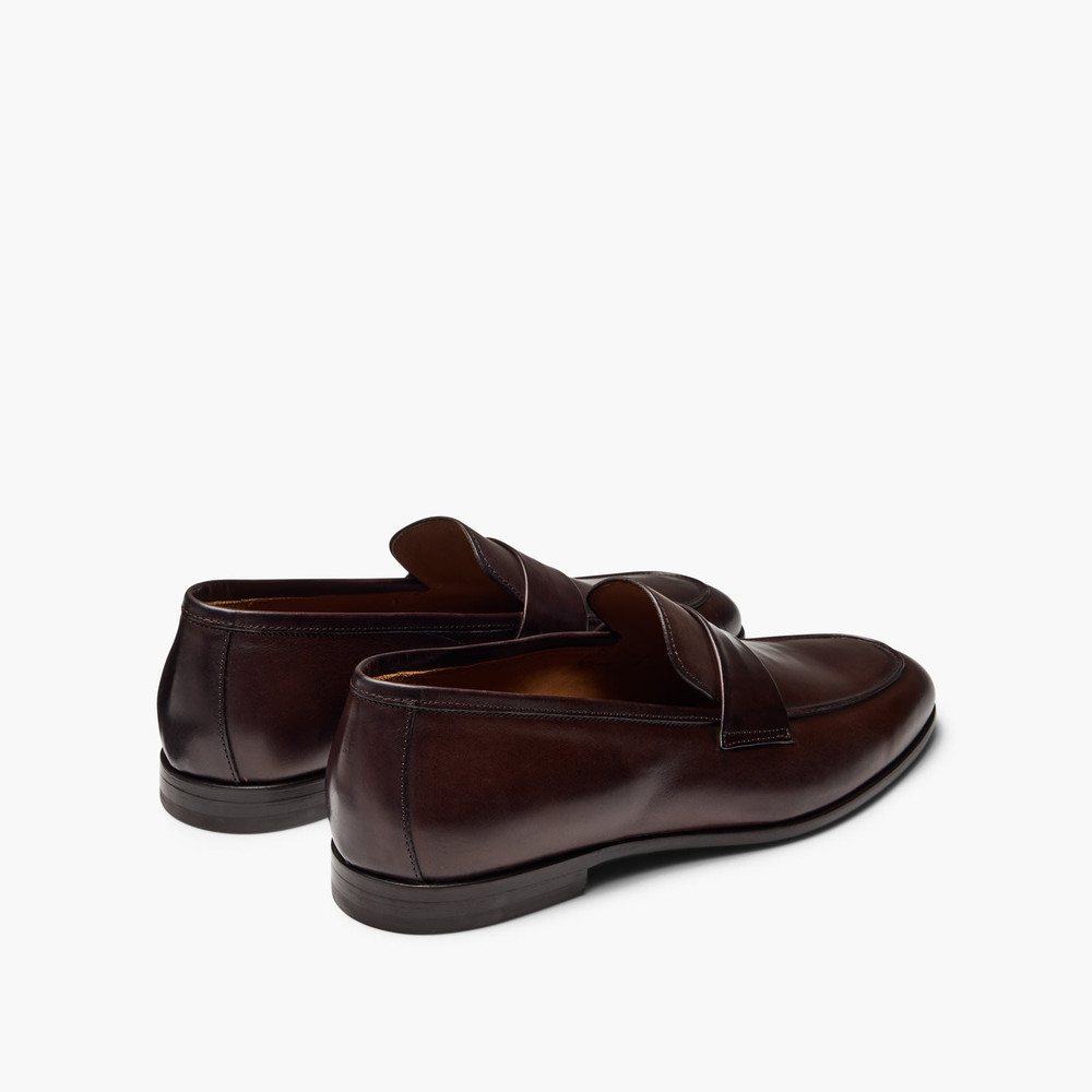 Keane Brown Penny Loafers