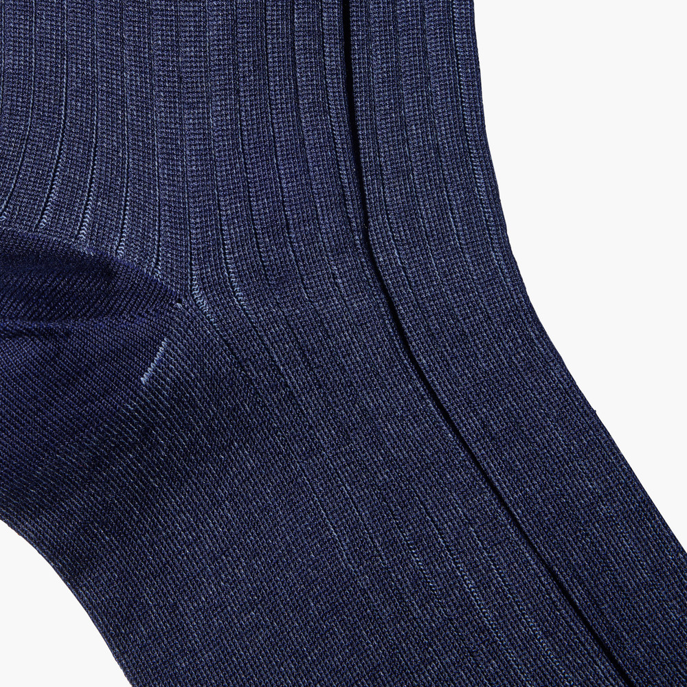Shadow Navy Socks