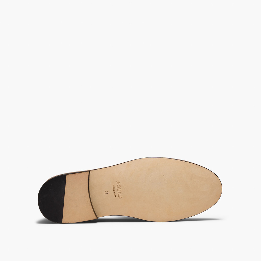 Tropez Taupe Suede Penny Loafers