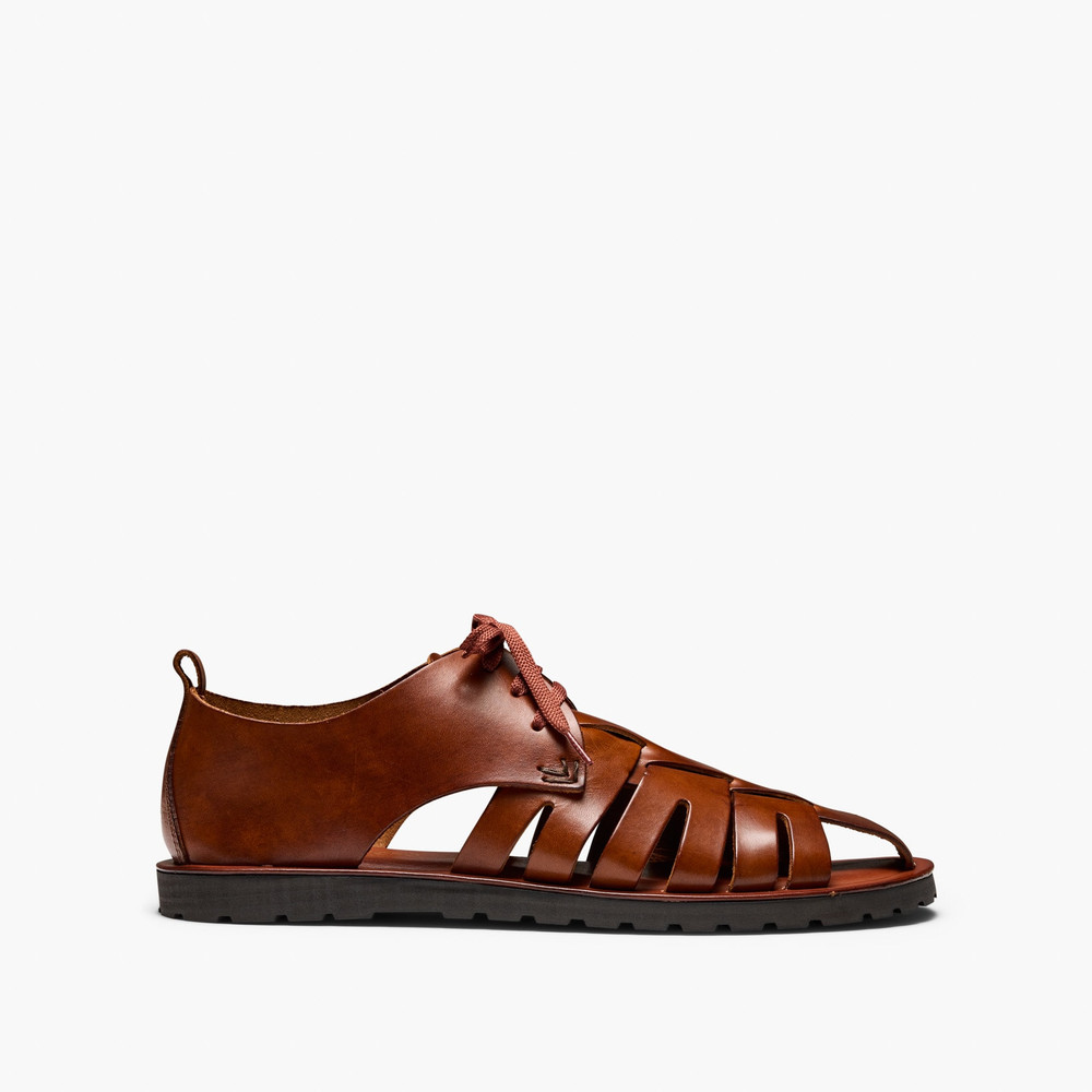 Granada Tan Fisherman Sandals