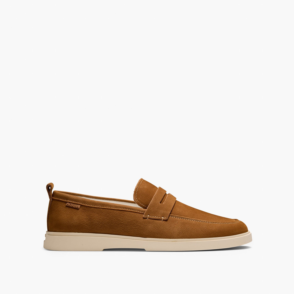 Breeze Tan Nubuck Loafers