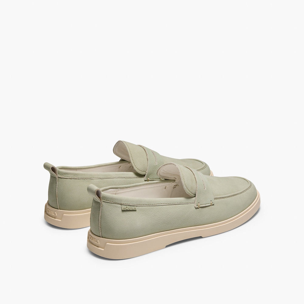 Breeze Mint Nubuck Loafers