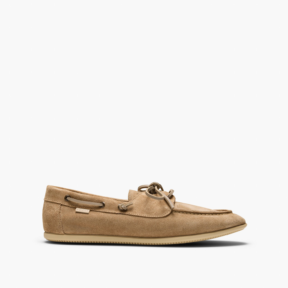 Keel Sand Suede Boat Shoes