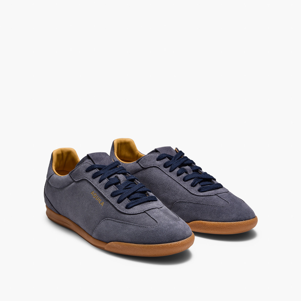 Starling Steel Blue Suede Sneakers