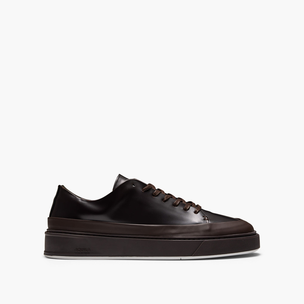 Odin Ace Dark Brown Sneakers