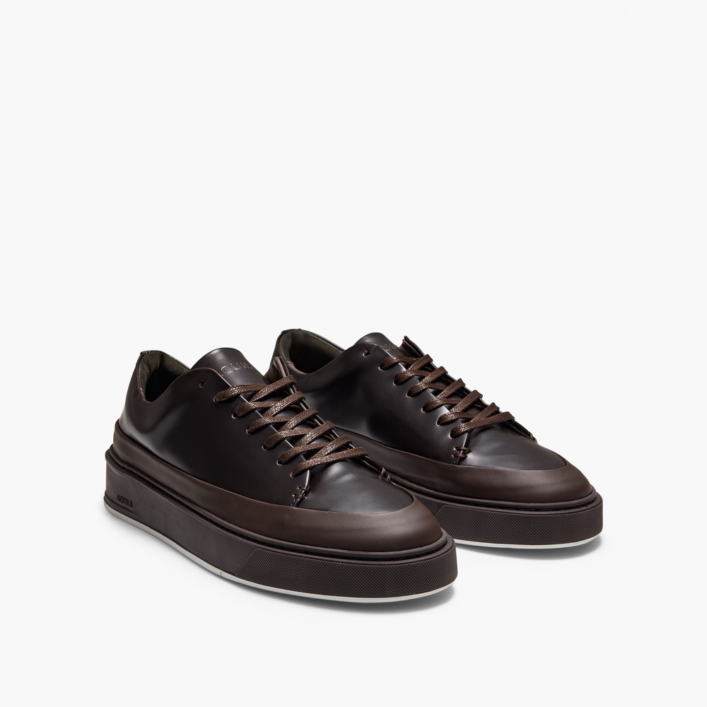 Odin Ace Dark Brown Sneakers