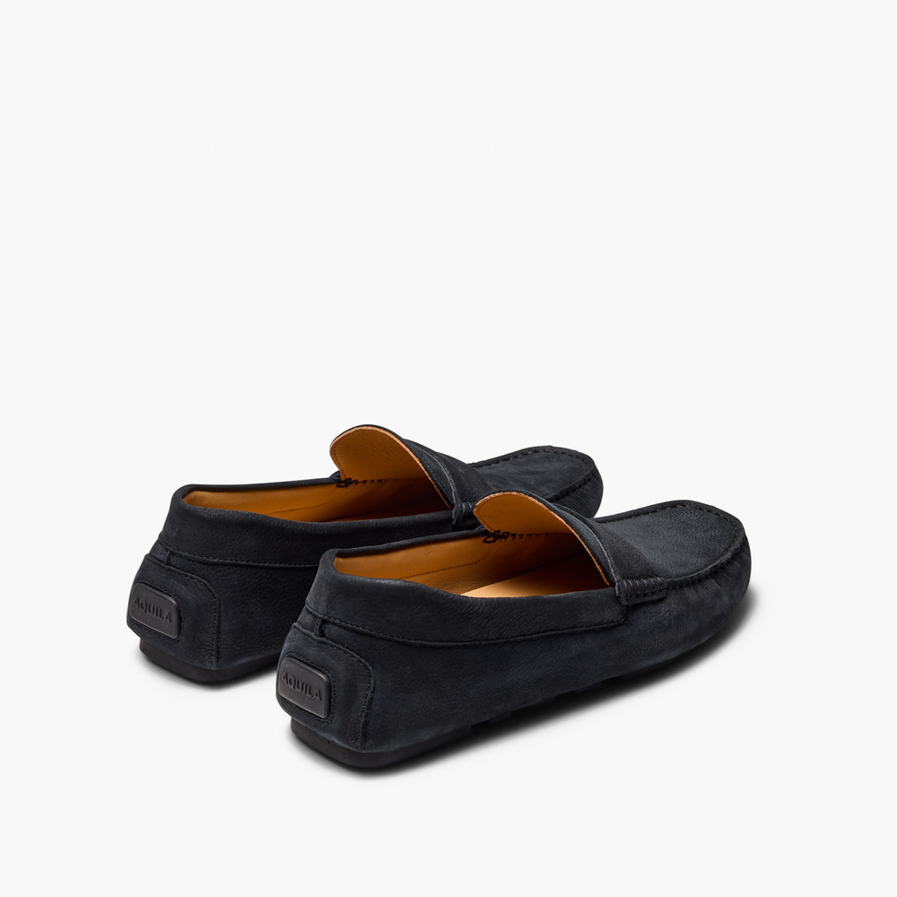 Cisco Midnight Nubuck Driving Shoes