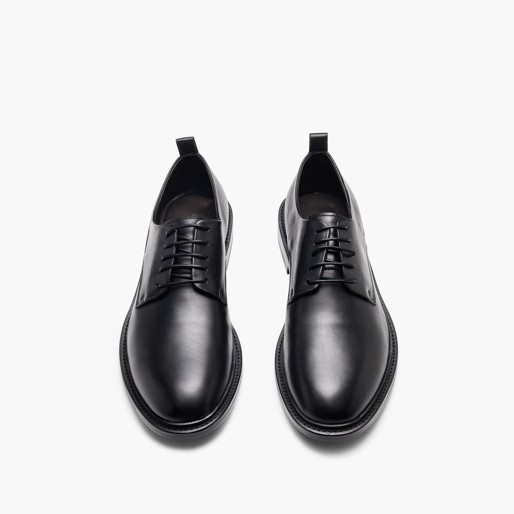 Hank Black Derby Shoes