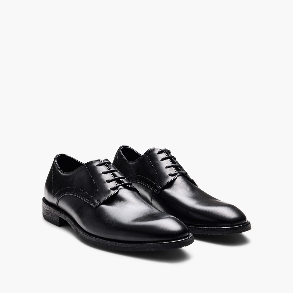 Daltrey Black Derby Shoes