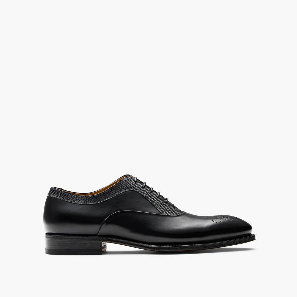 Luton Black Oxford Shoes
