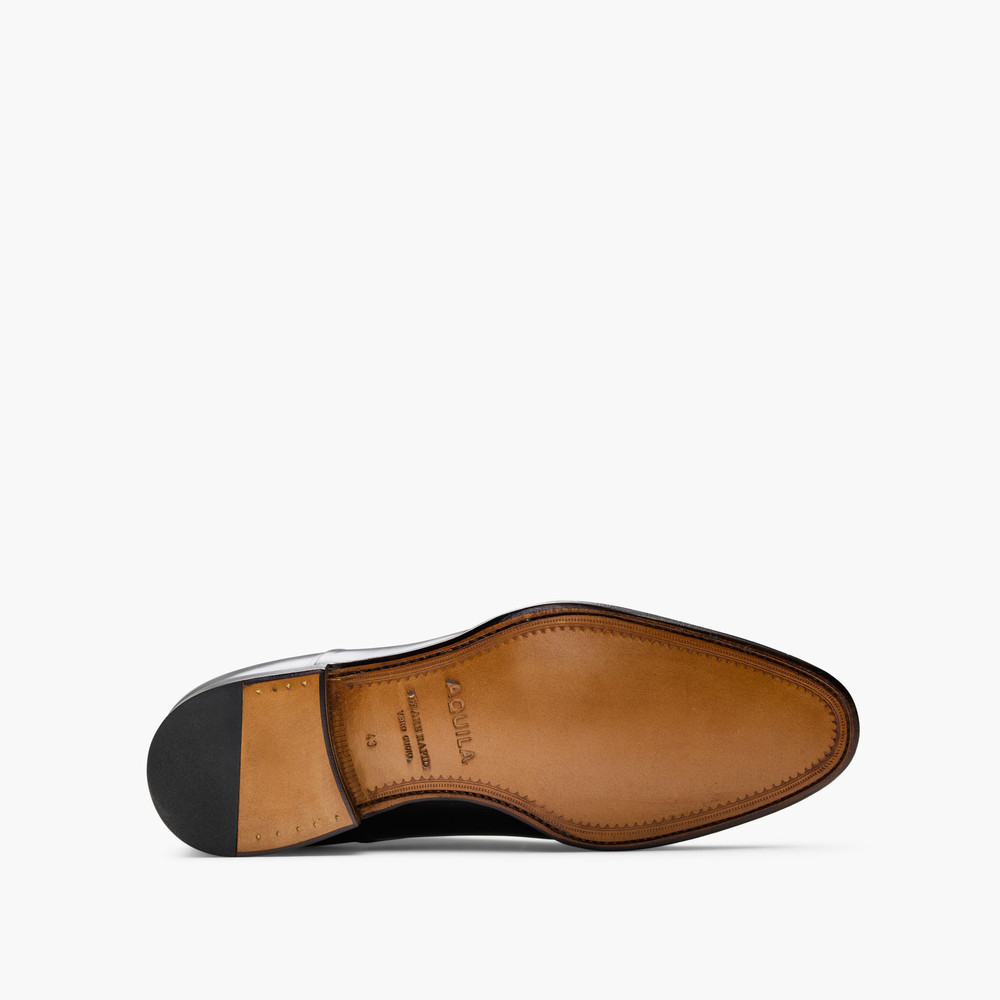 Luton Black Oxford Shoes