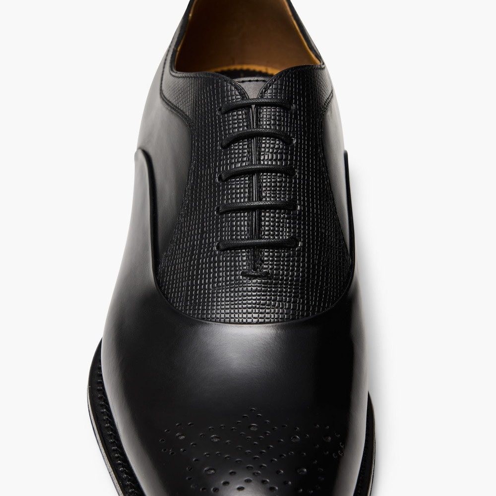 Luton Black Oxford Shoes