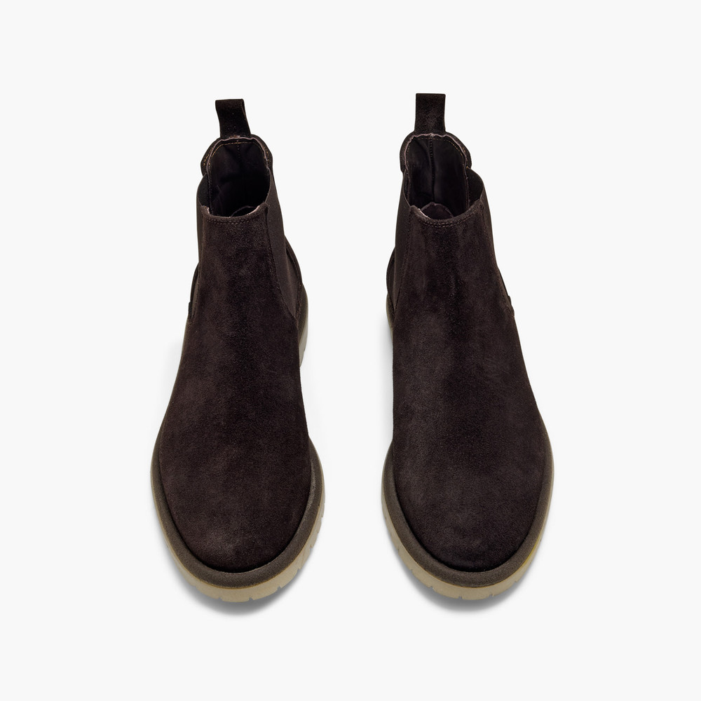 Canyon Brown Suede Chelsea Boots