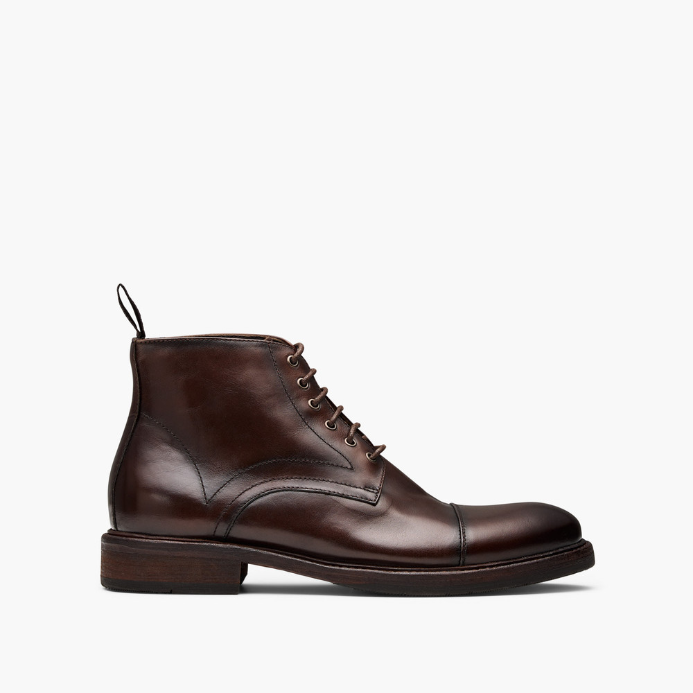 Redding Brown Lace Up Boots