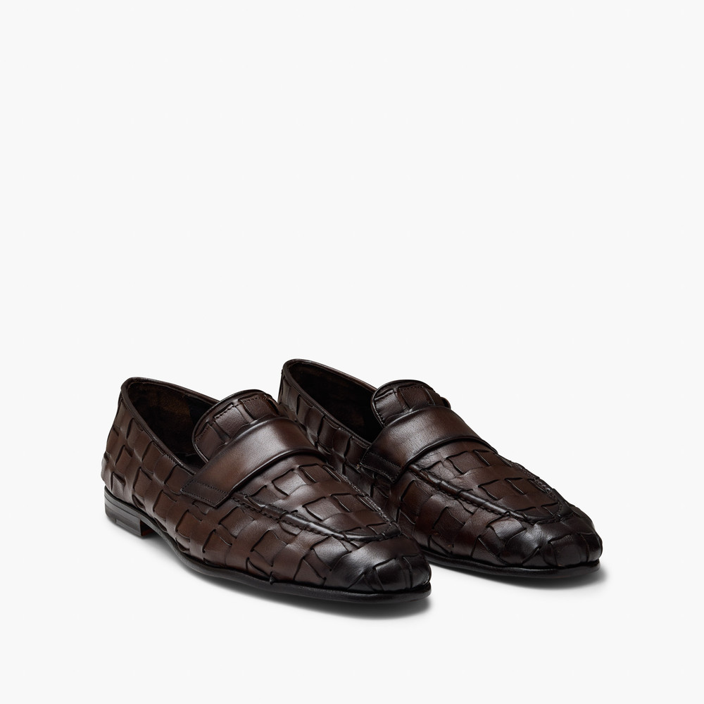 Keyes Brown Penny Loafers