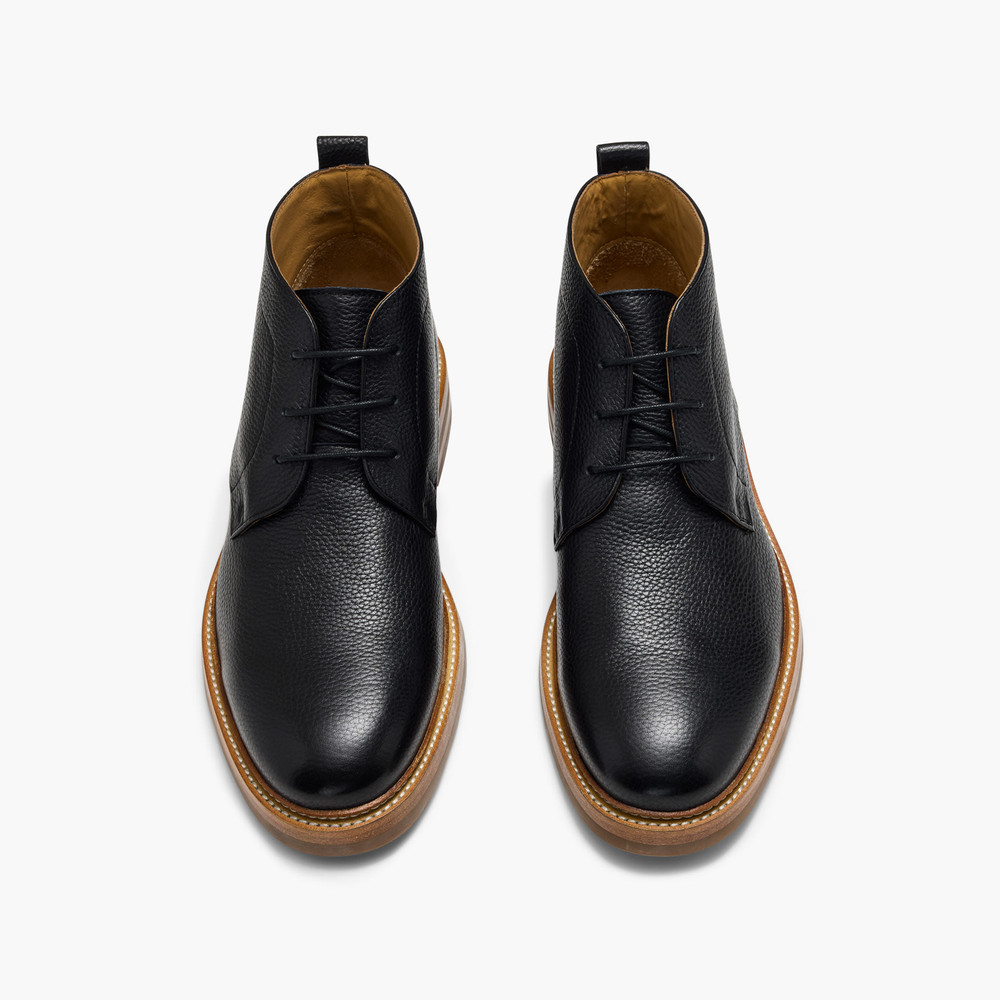 Dakar Black Chukka Boots