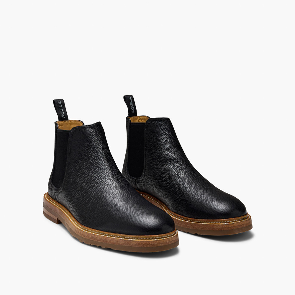 Dakar Black Chelsea Boots