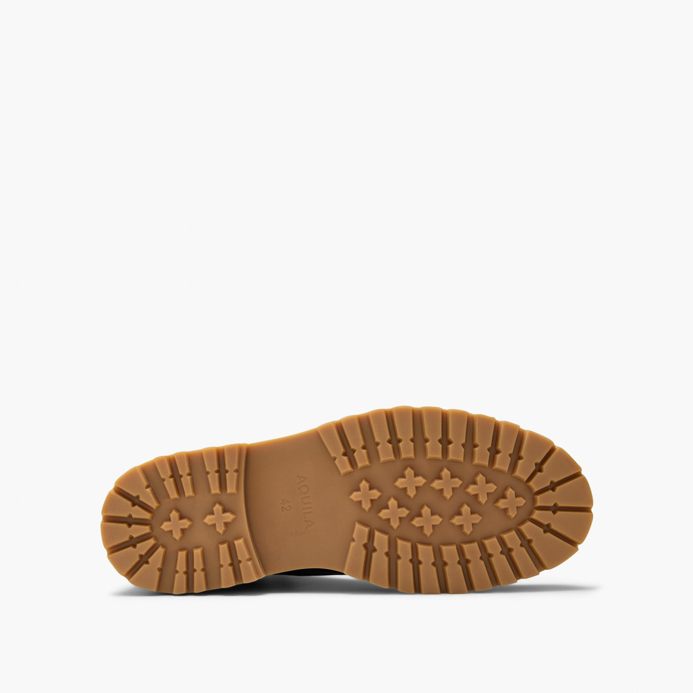 Logger Black Lace-Up Boots