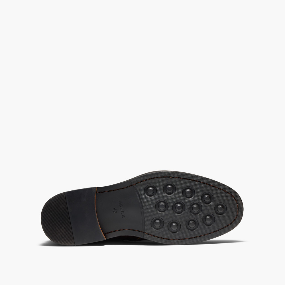 Upton Brown Lace-Up Boots