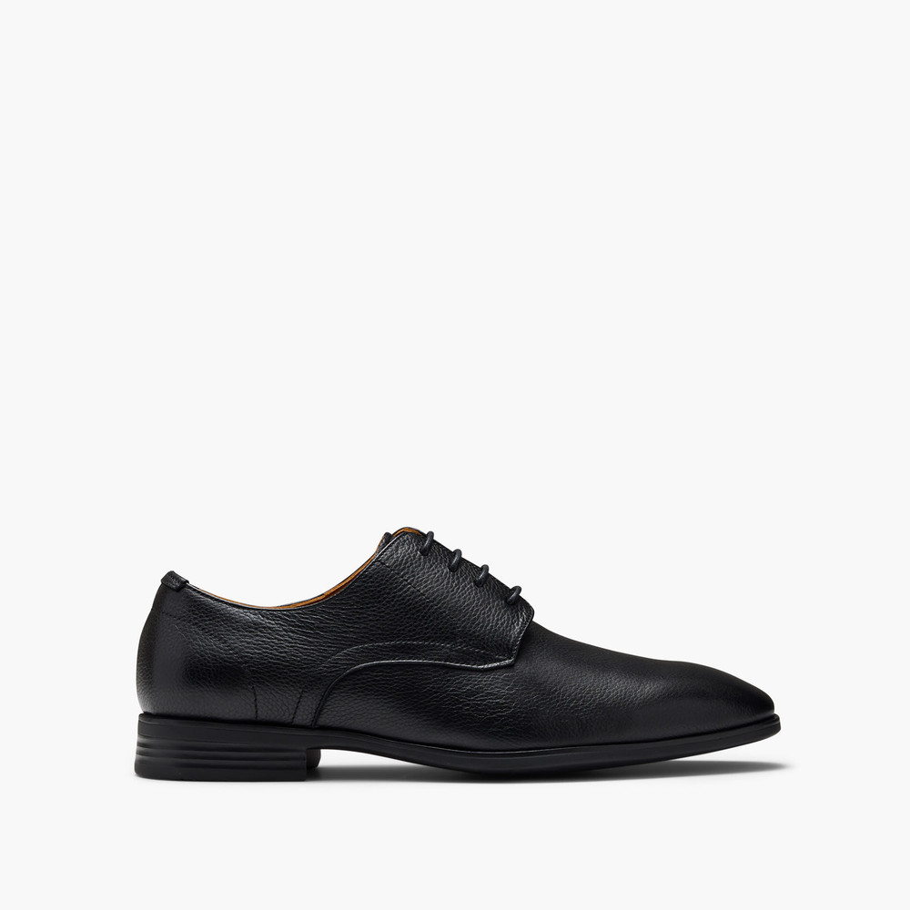 Dutch Black Derby Shoes