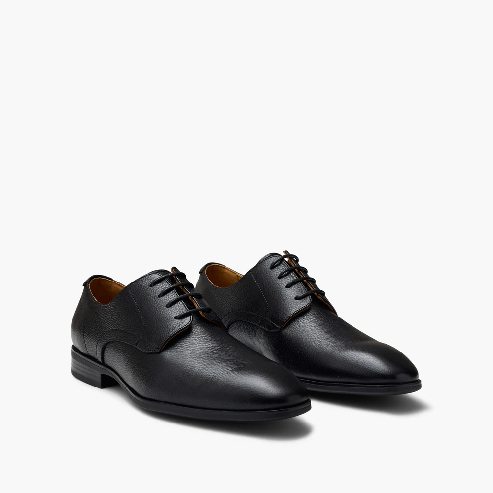 Dutch Black Derby Shoes