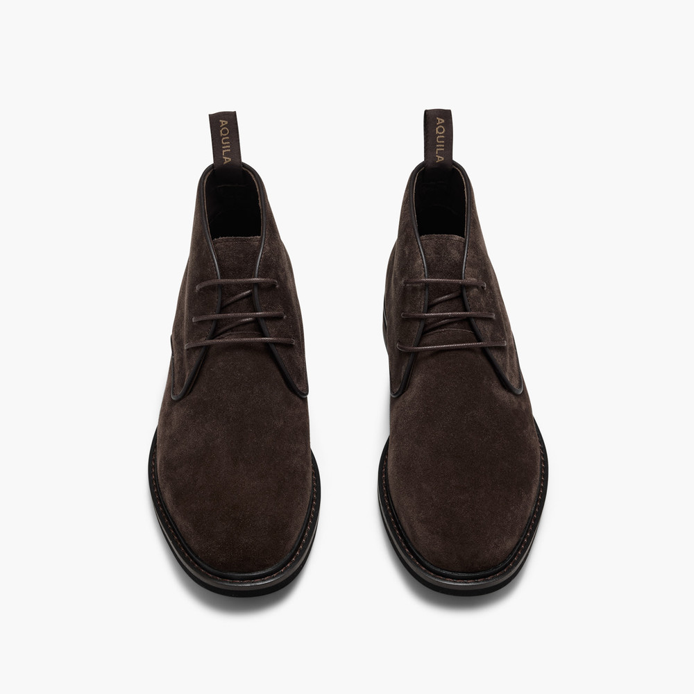 Milo Brown Suede Chukka Boots