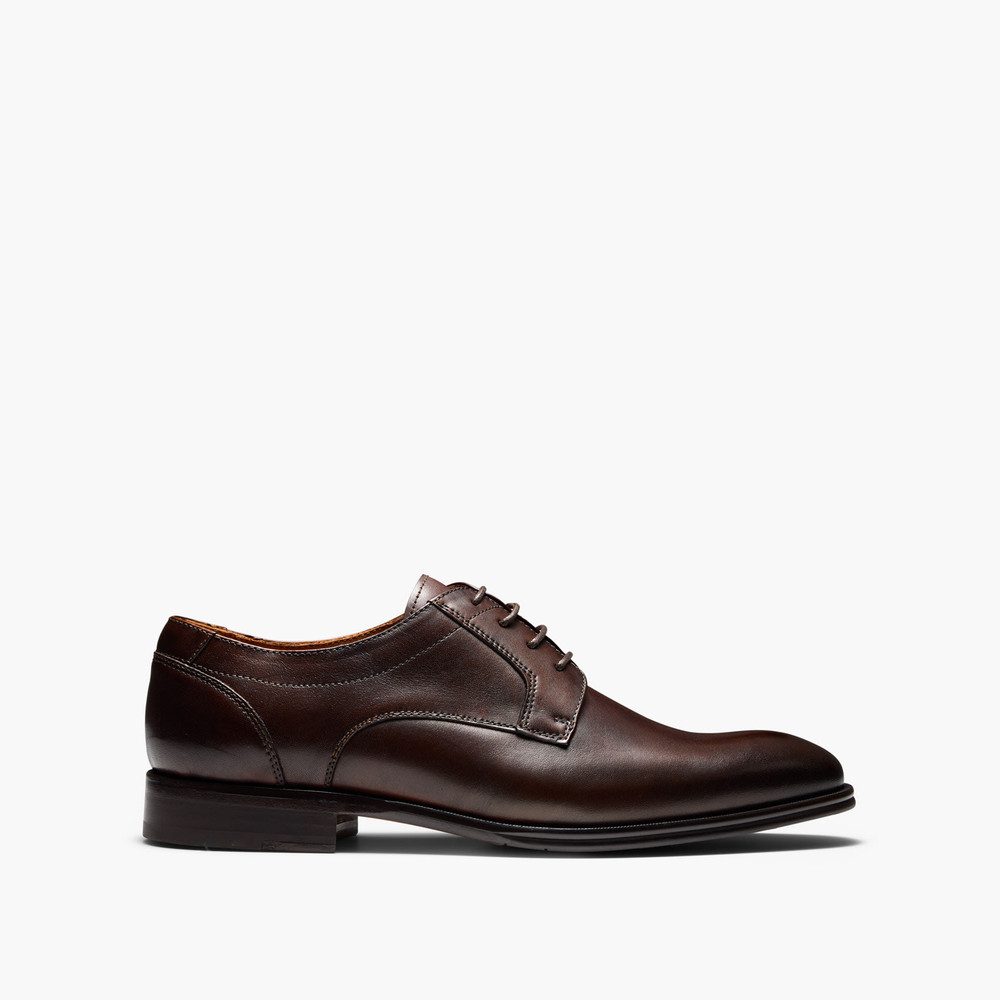 Barney Brown Derby Shoes