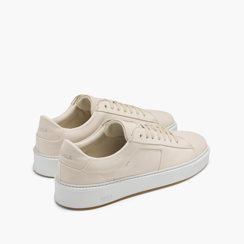 Odin Off White Nubuck Sneakers
