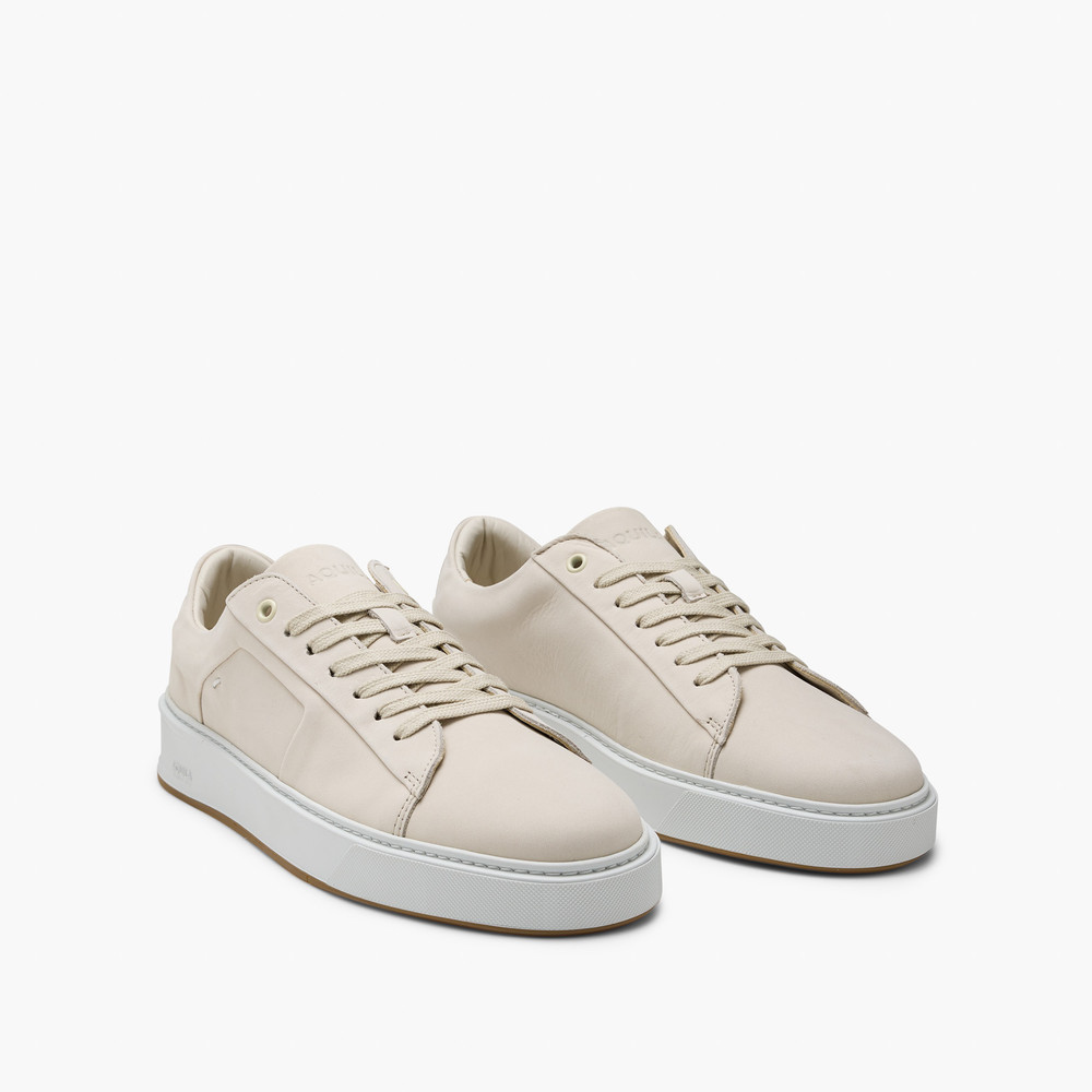 Odin Off White Nubuck Sneakers