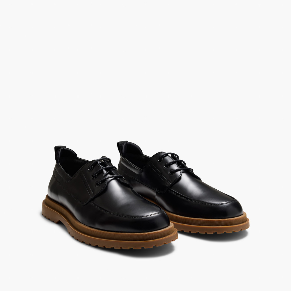 Radar Black Lace Up Shoes