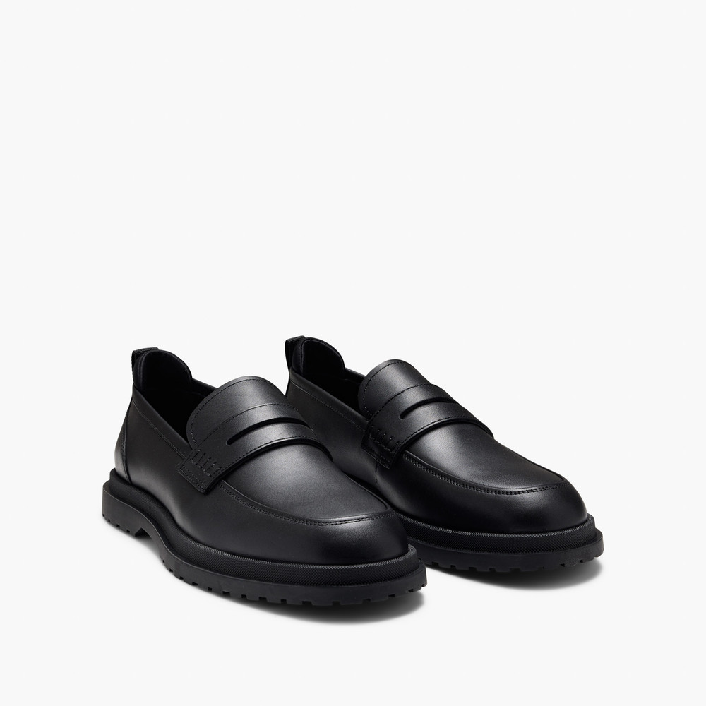 Radar Black Penny Loafers