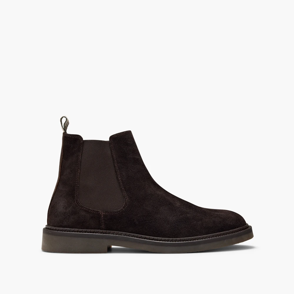 Steele Brown Suede Chelsea Boots