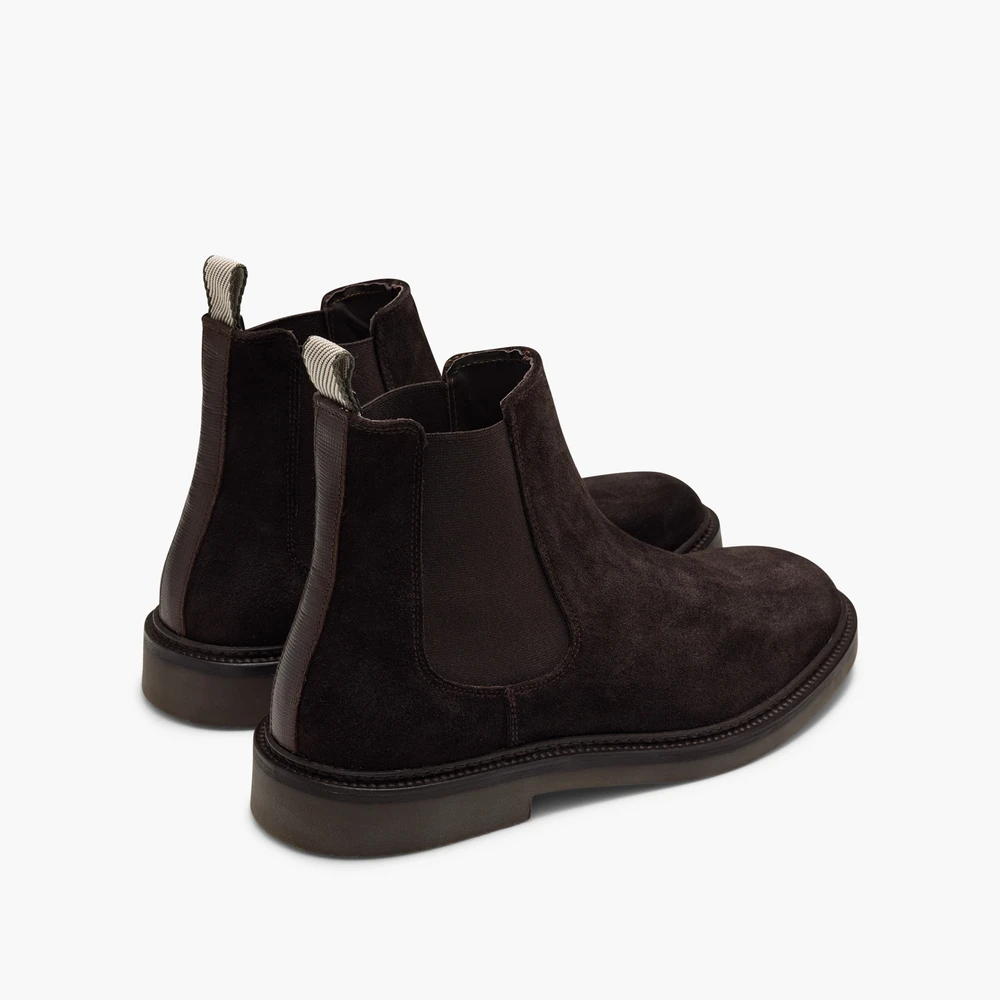 Steele Brown Suede Chelsea Boots
