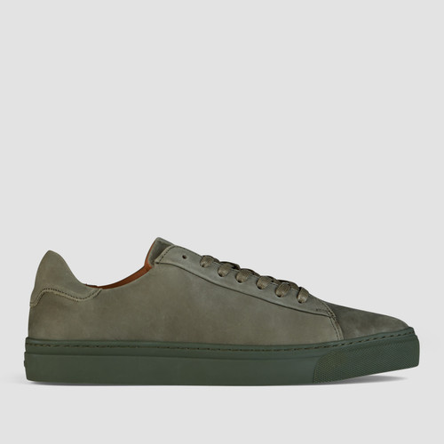 nubuck leather trainers